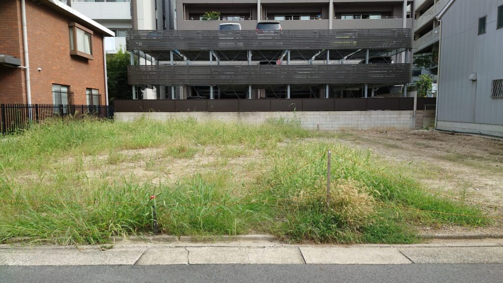 あかりが導く、石張りのエントランス（デモ） 施工前